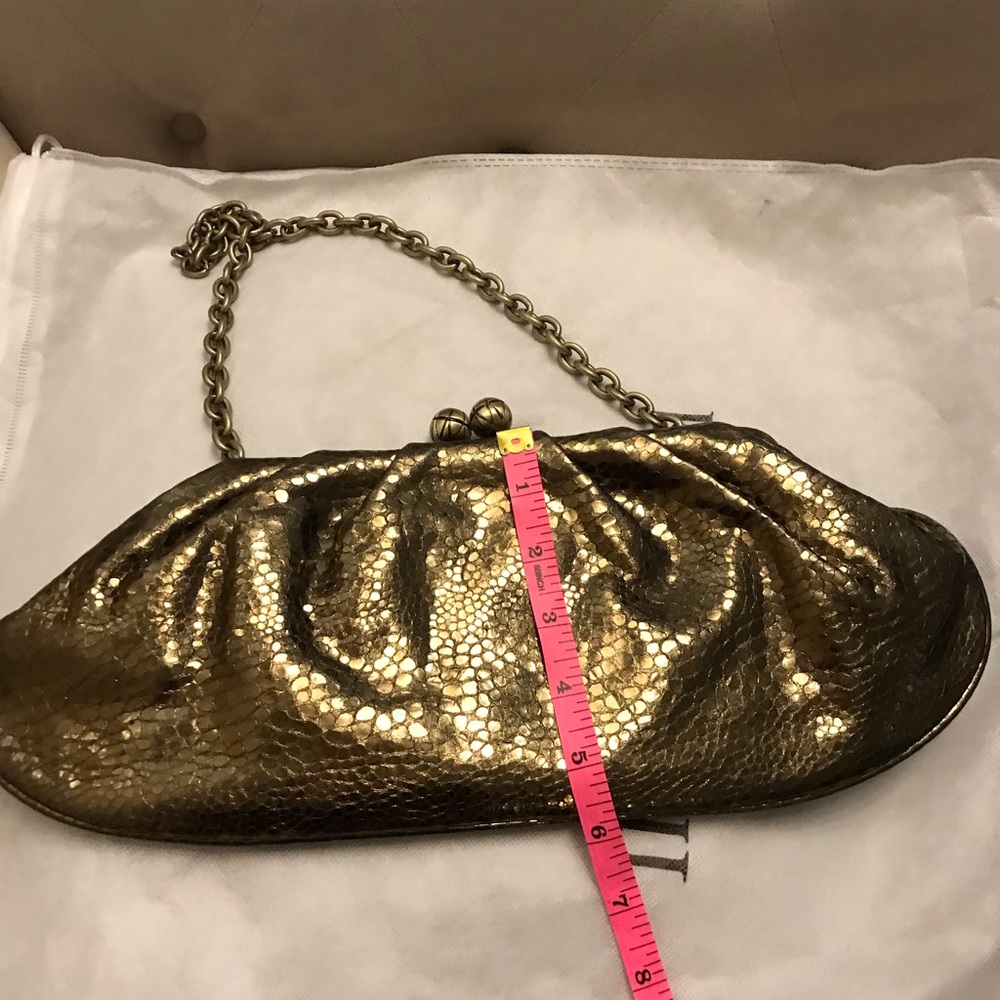 Franchi Collection gold leather bag